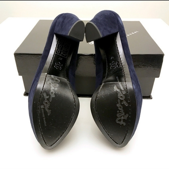 alice+olivia Suede Platform Pumps - Picture 6 of 8